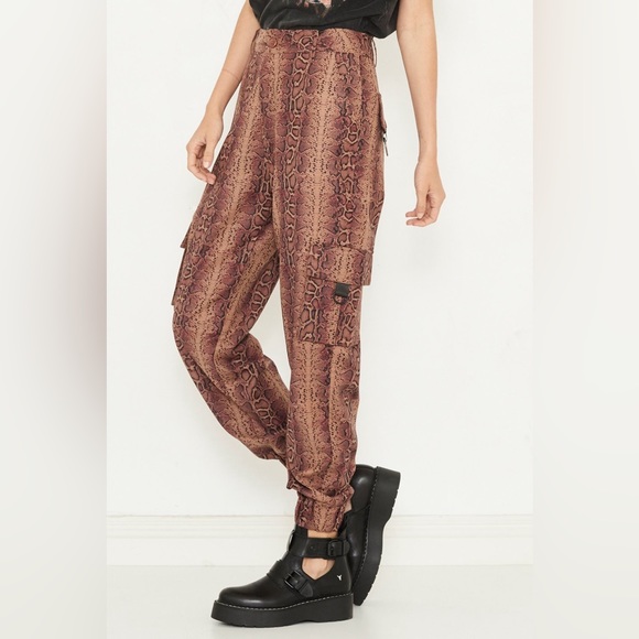 Nana Judy Matira Pant Tan Python - Picture 2 of 5